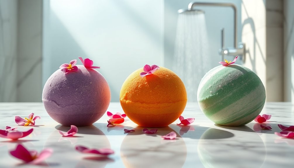 invigorating essential oil shower bombs