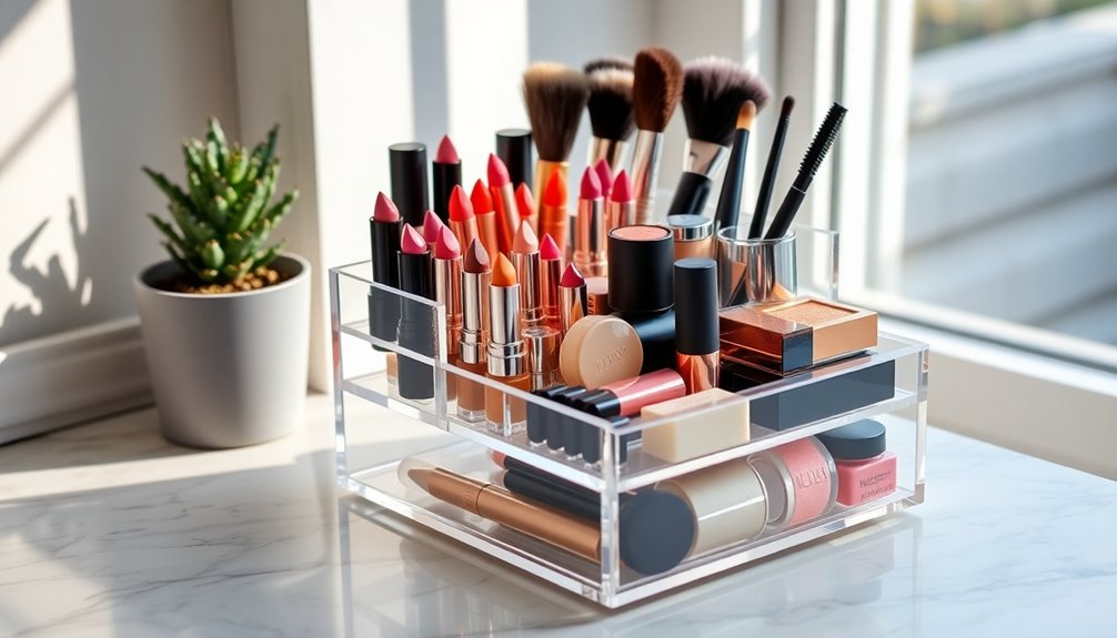 makeup organizer selection criteria