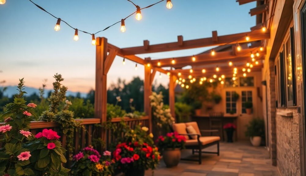 outdoor string lights selection