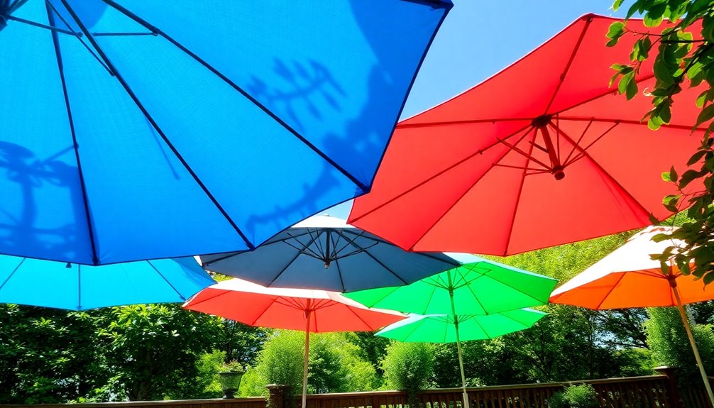 outdoor umbrellas for summer