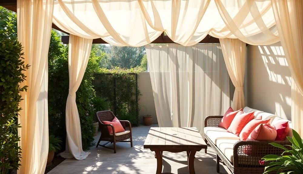 patio curtain improvement options