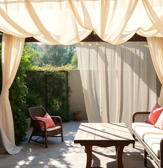 patio curtain improvement options