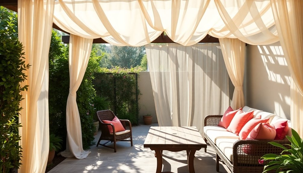 patio curtain improvement options