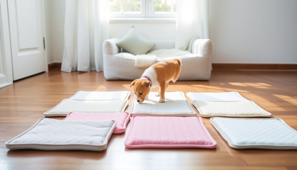 puppy training pad selection