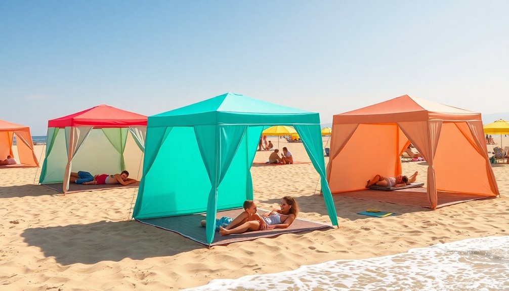 selecting ideal beach tents