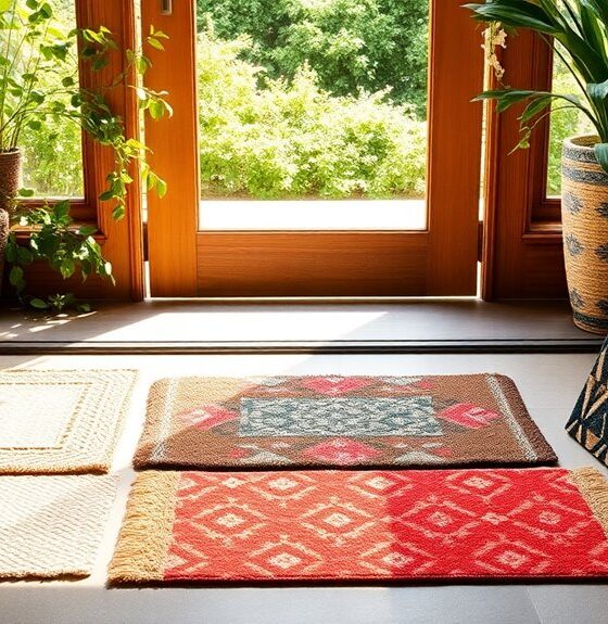 stylish and functional door mats