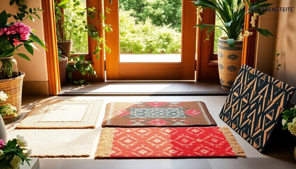 stylish and functional door mats