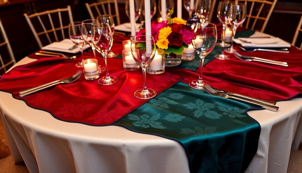 stylish table runners selection