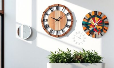 stylish wall clocks selection