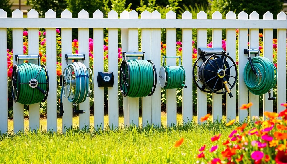 top garden hose reels