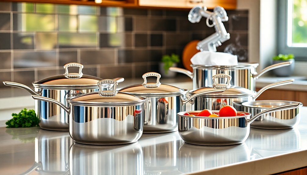 top stainless steel cookware