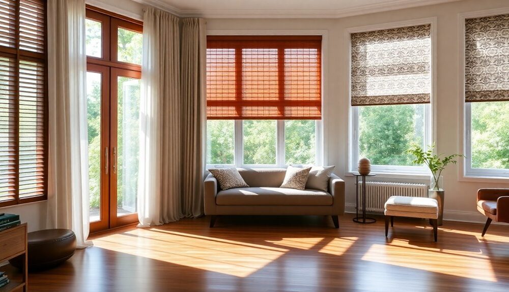 top window blinds selection