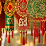 eid greeting wall hangings