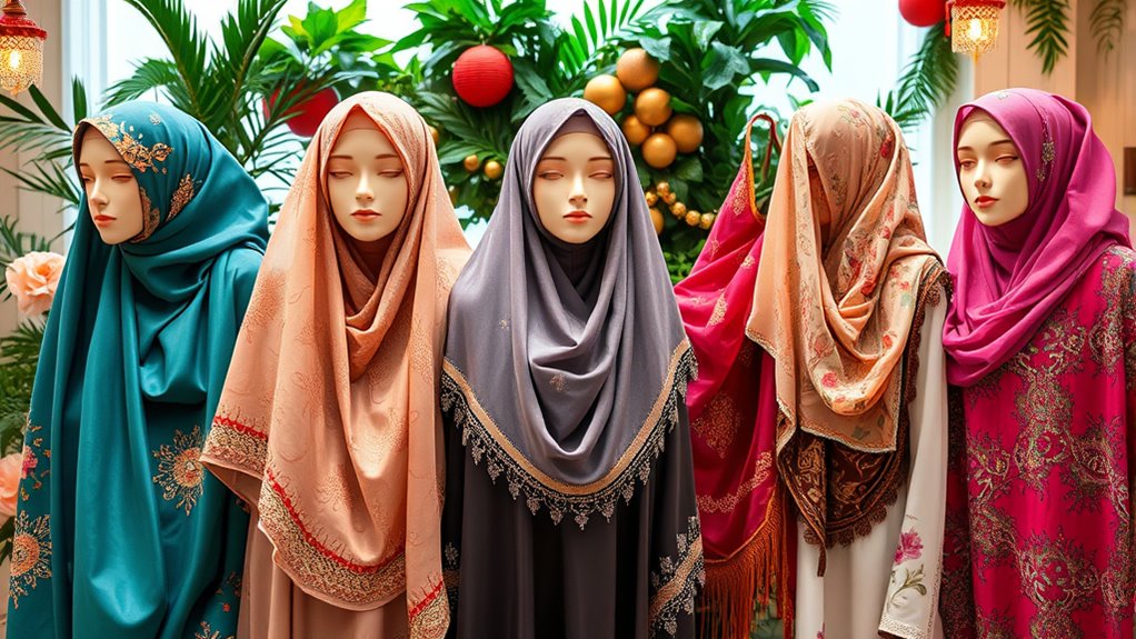 eid hijab styles 2025