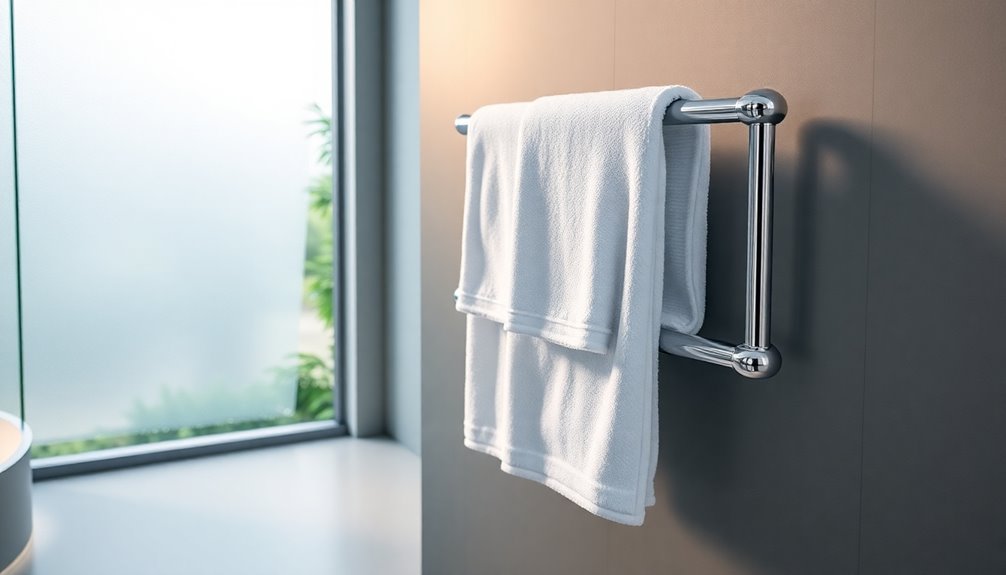 luxurious wall mounted towel warmers