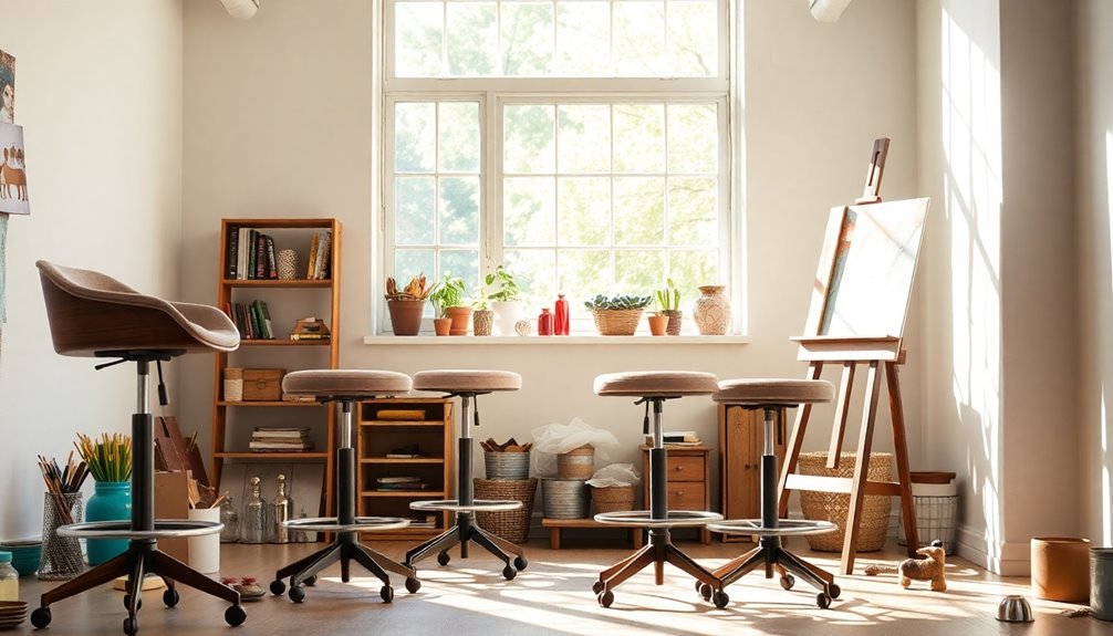 swivel stools for creativity