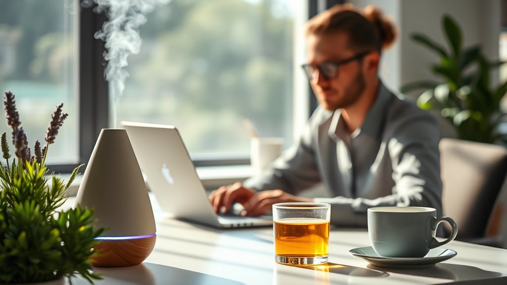 aromatherapy enhances work efficiency