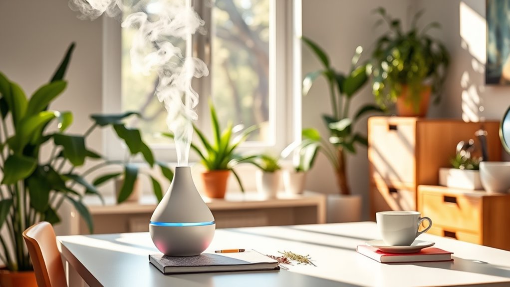aromatherapy for energizing workspace