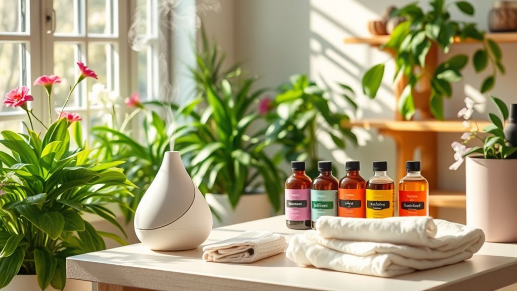 aromatic experience with diffusers