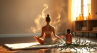 aromatic meditation and yoga