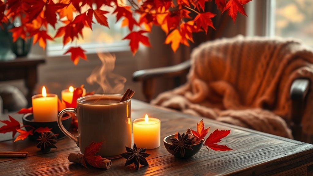autumn fragrances evoke warmth