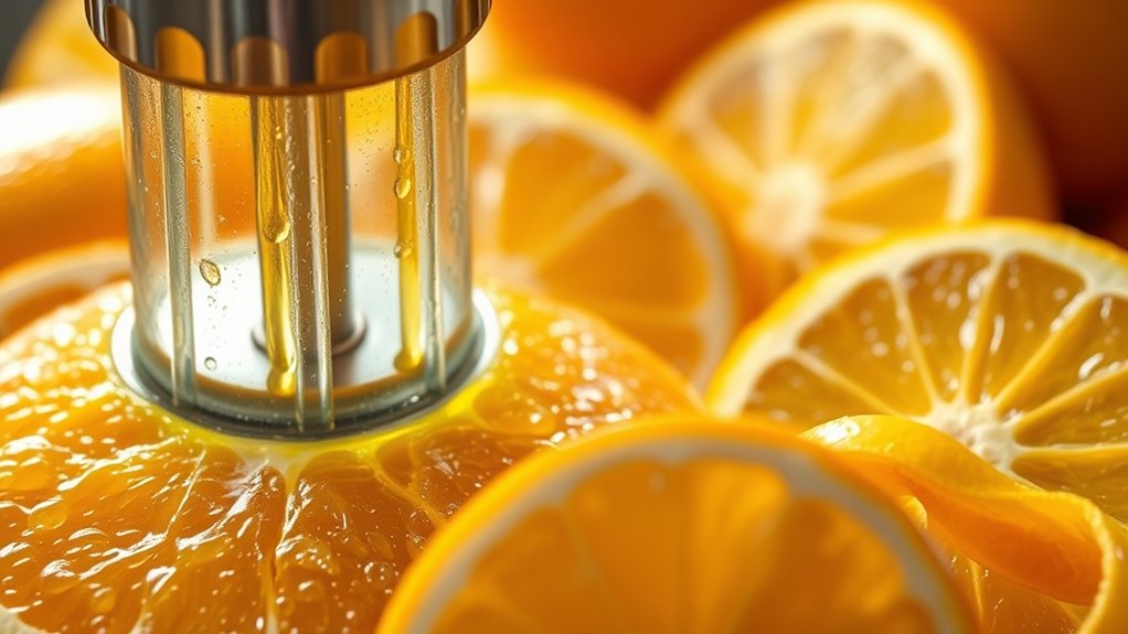 citrus oil extraction technique