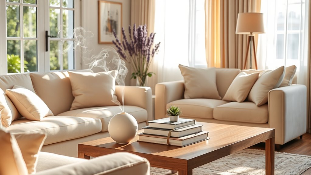 fragrance selection for living room