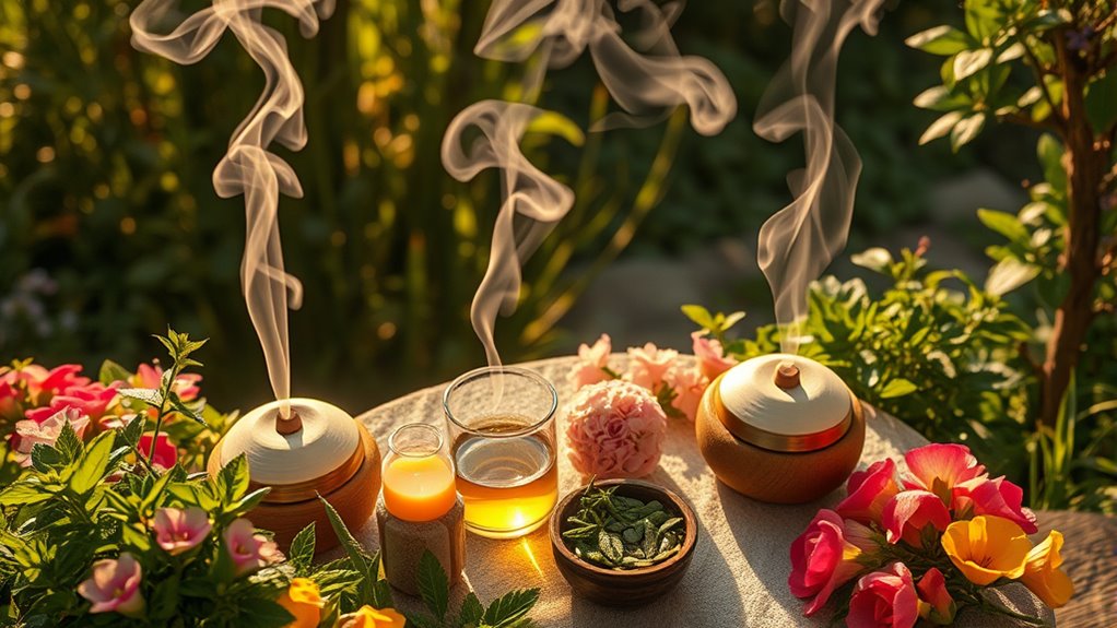 healing scents in air