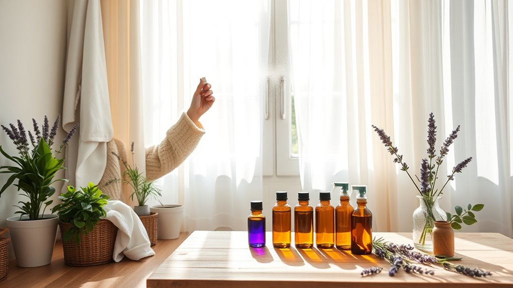 natural cleaning with oils