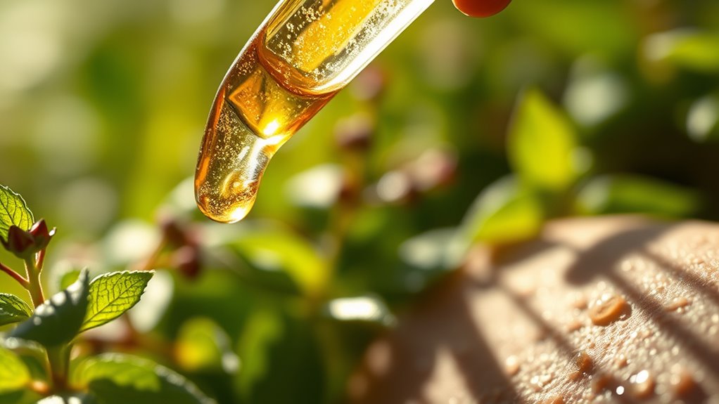 skin absorption through application