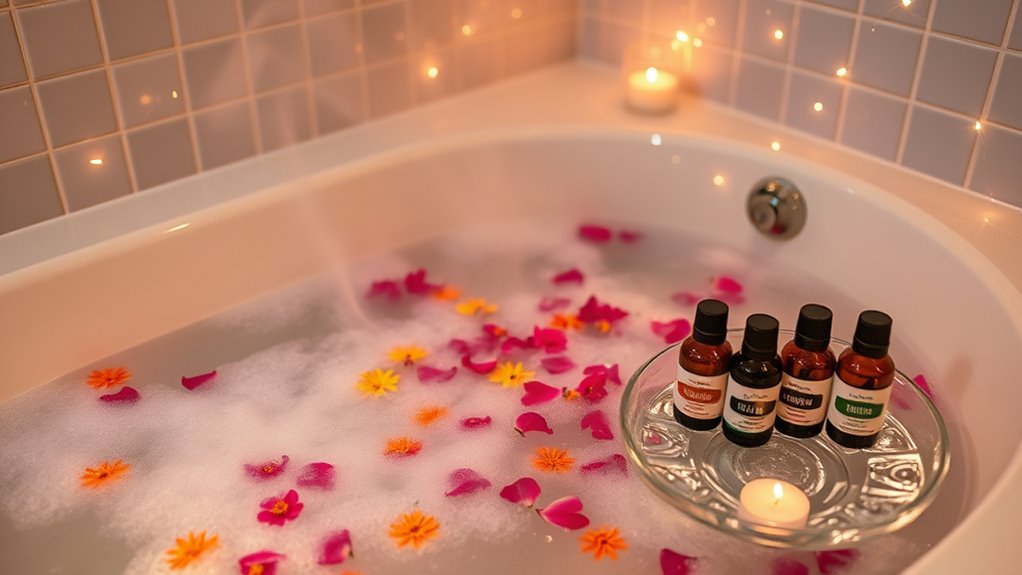 add oils to bath