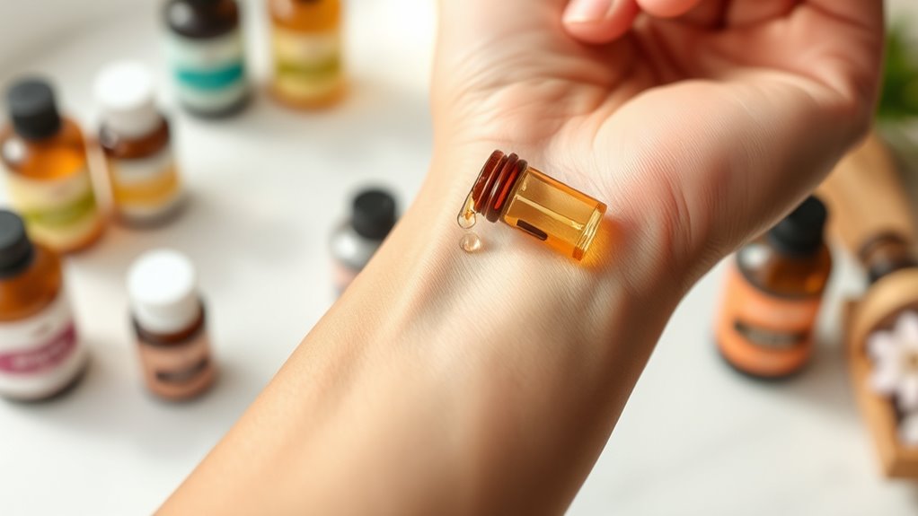 apply oils with proper technique