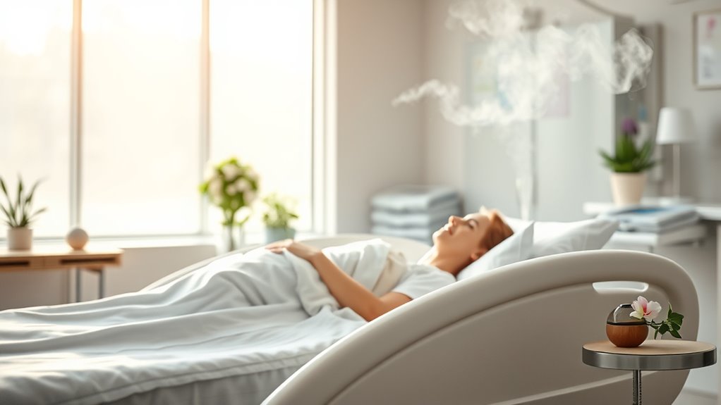 aromatherapy aids postoperative healing