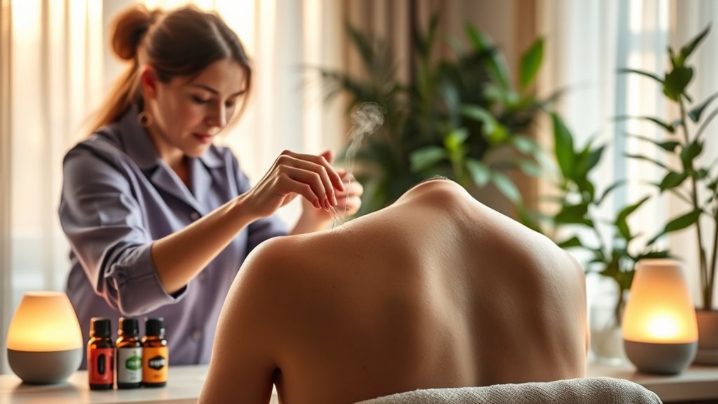 aromatherapy enhances acupuncture effectiveness