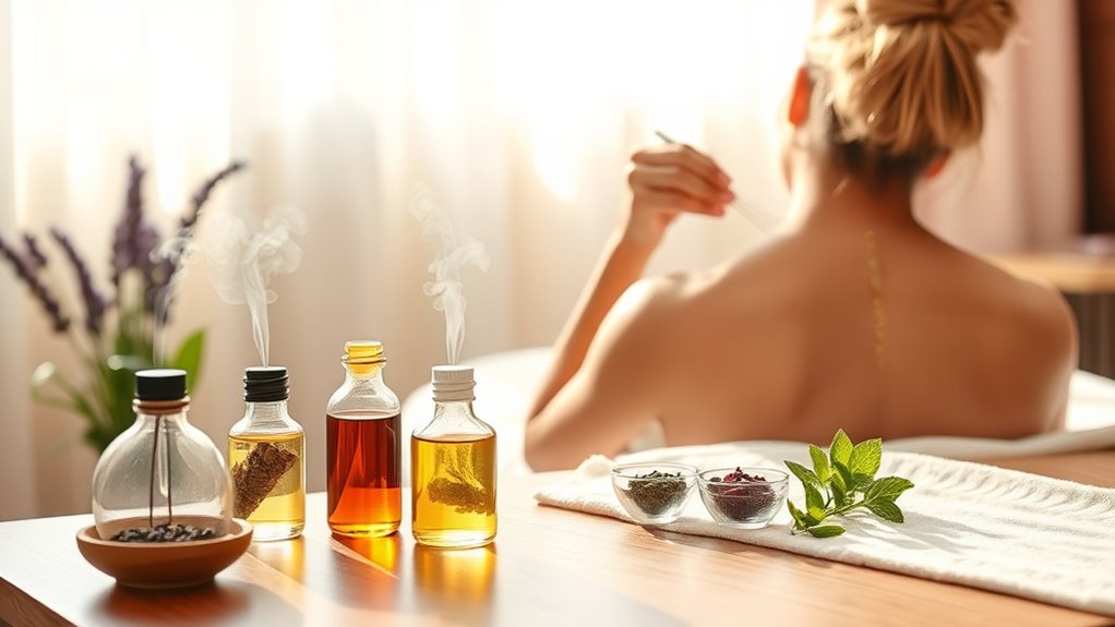 aromatherapy enhances acupuncture relaxation