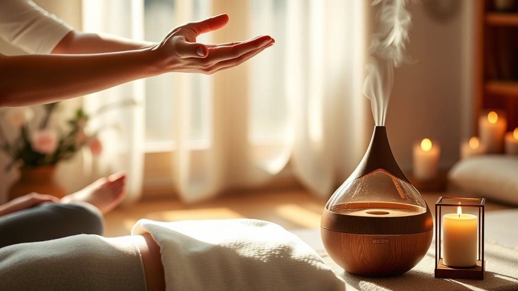 aromatherapy enhances reiki energy