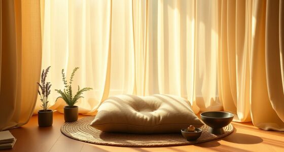 aromatherapy meditation sanctuary