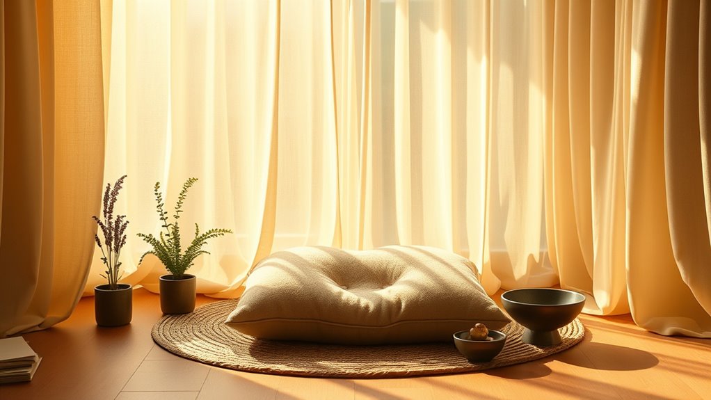 aromatherapy meditation sanctuary