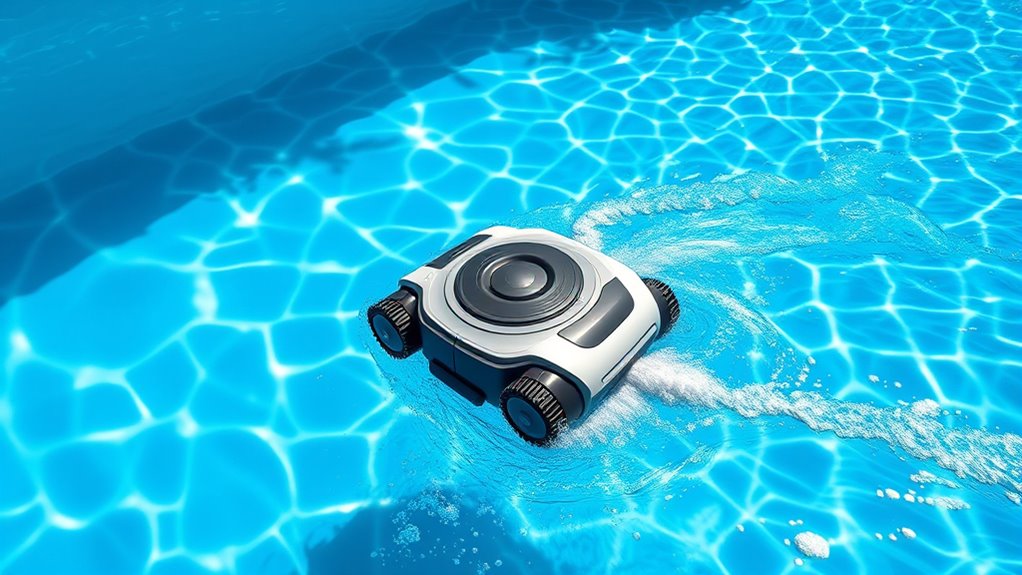 automated thorough pool cleaning