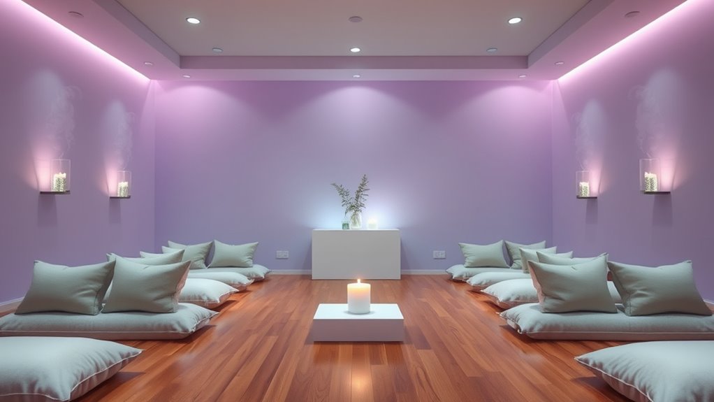 calming colors promote relaxation
