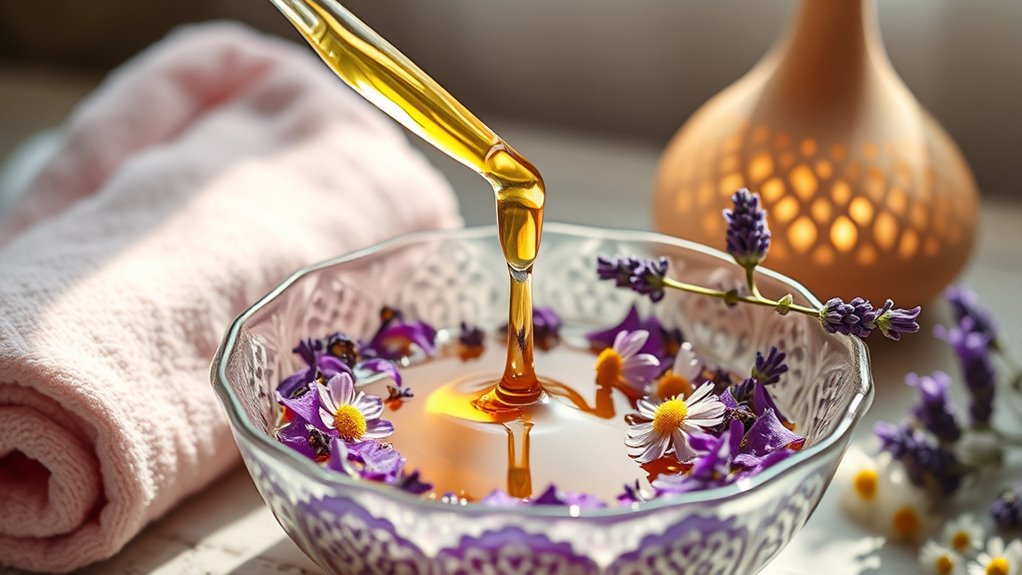 calming hydrating oil blend