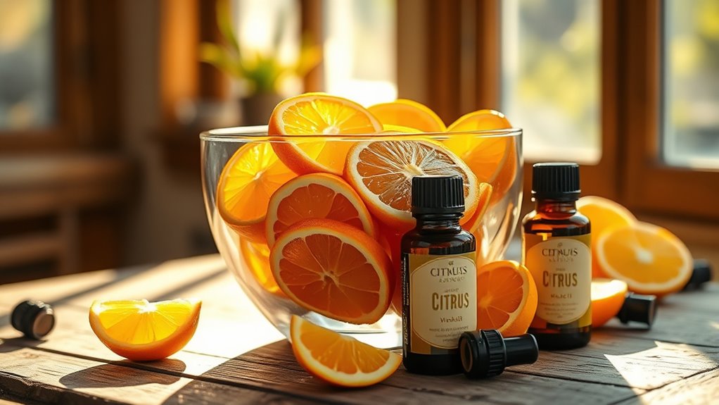 citrus oils boost mood