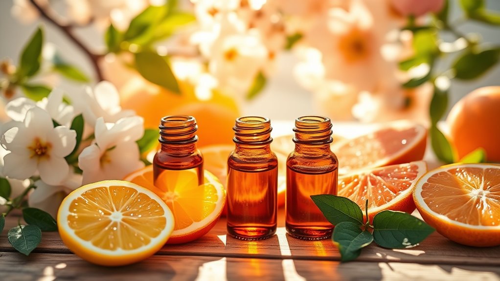 citrus oils brighten skin