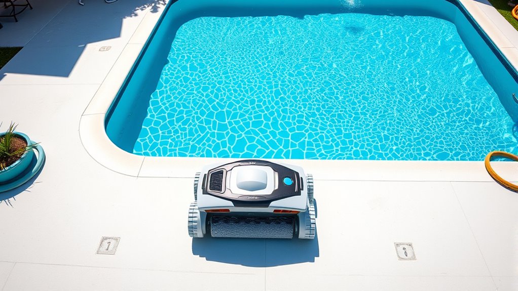 clear pool area hazards