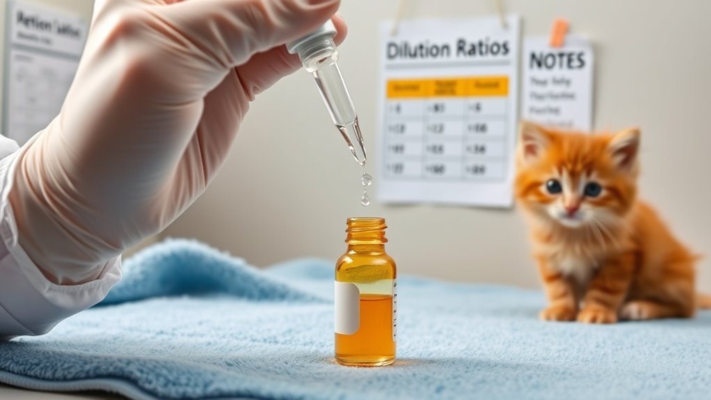 consult veterinarian for guidance