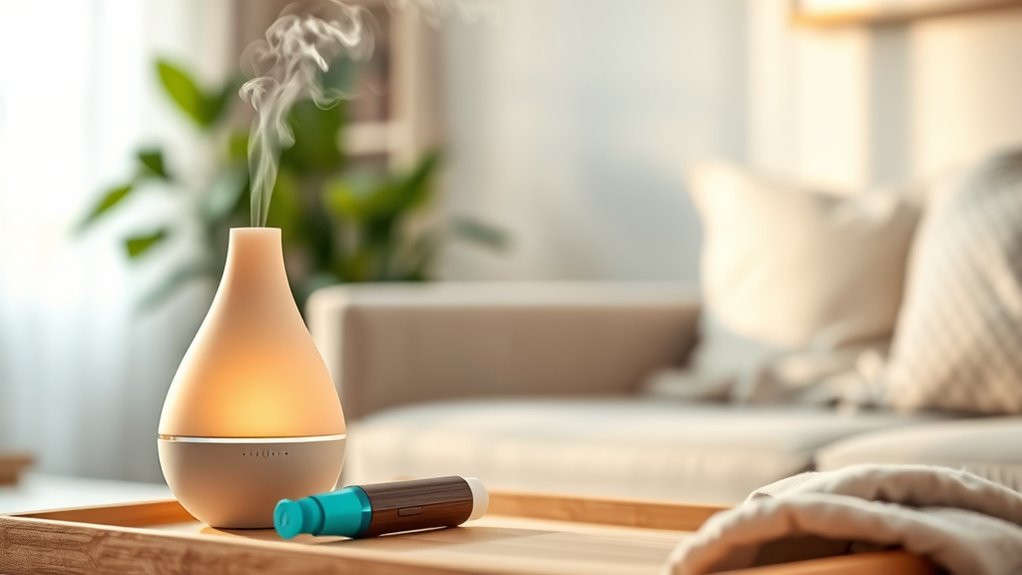 create calming aromatherapy atmosphere