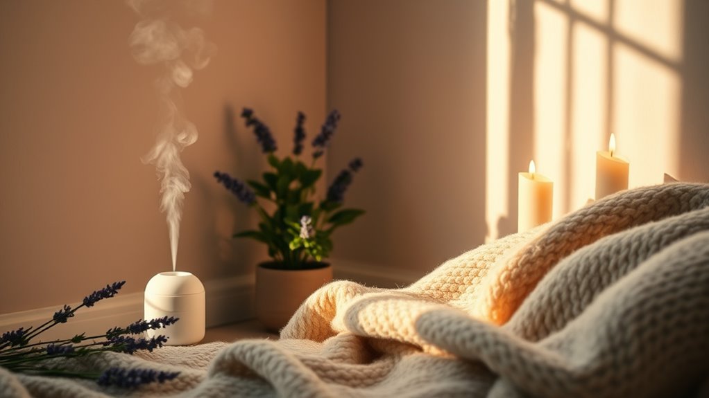create tranquil aromatherapy space