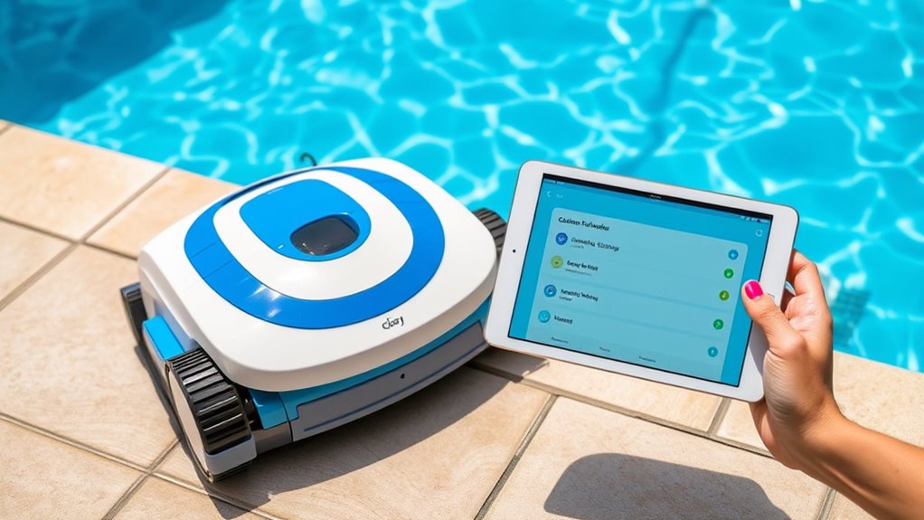customize pool cleaning schedule