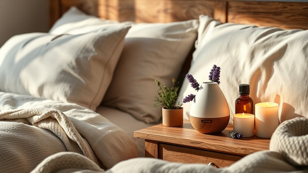 diffuse calming essential oils