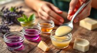 diy essential oil lip balm